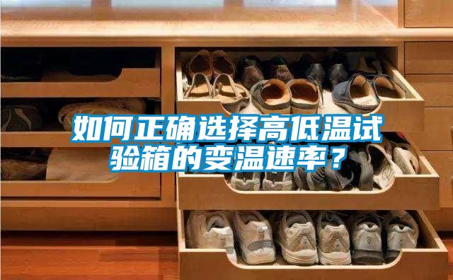 如何正确选择高低温试验箱的变温速率？