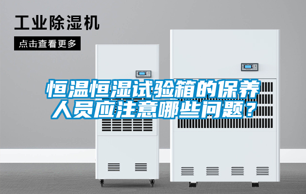 恒温恒湿试验箱的保养人员应注意哪些问题？
