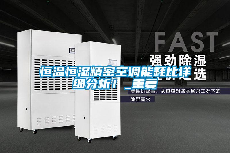 恒温恒湿精密空调能耗比详细分析！_重复