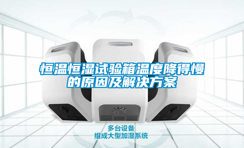 恒温恒湿试验箱温度降得慢的原因及草莓成人在线观看