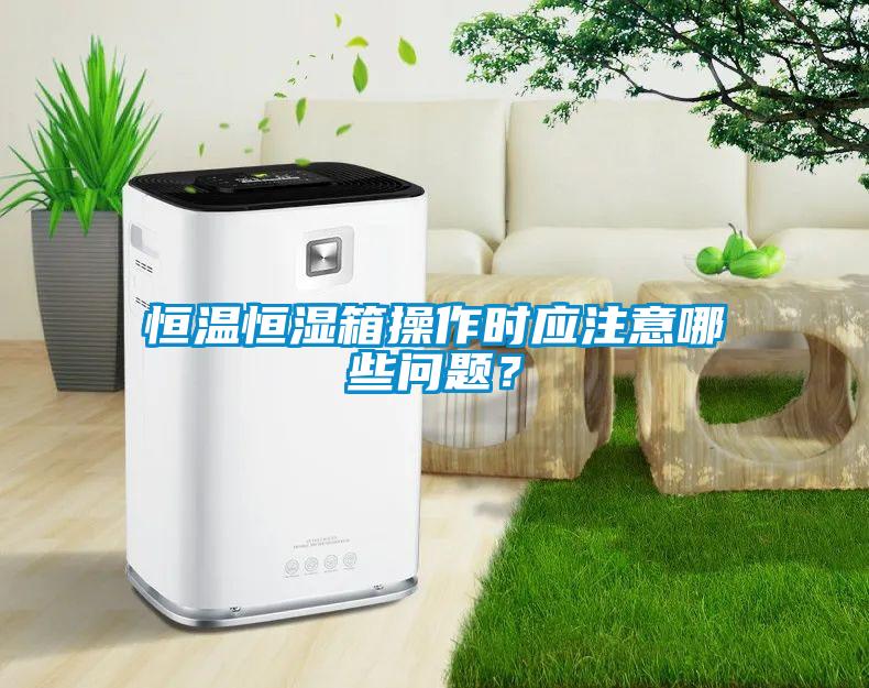 恒温恒湿箱操作时应注意哪些问题？