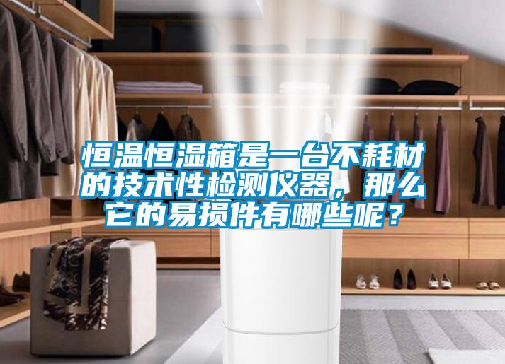 恒温恒湿箱是一台不耗材的技术性检测仪器，那么它的易损件有哪些呢？