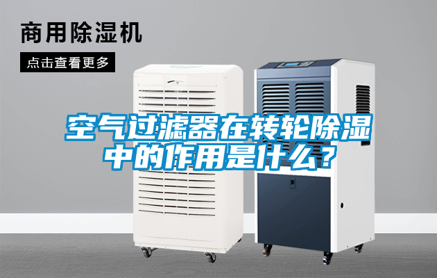 空气过滤器在转轮除湿中的作用是什么？