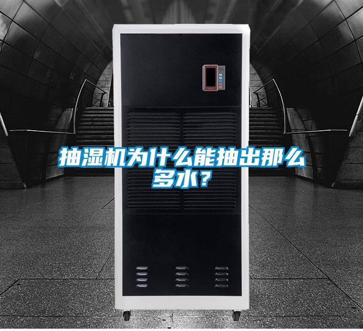 抽湿机为什么能抽出那么多水？