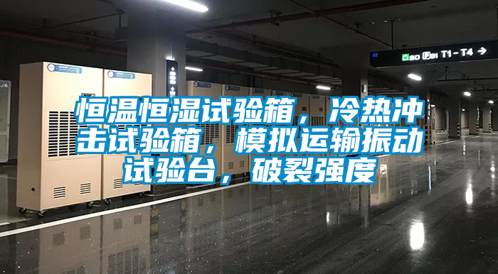恒温恒湿试验箱，冷热冲击试验箱，模拟运输振动试验台，破裂强度
