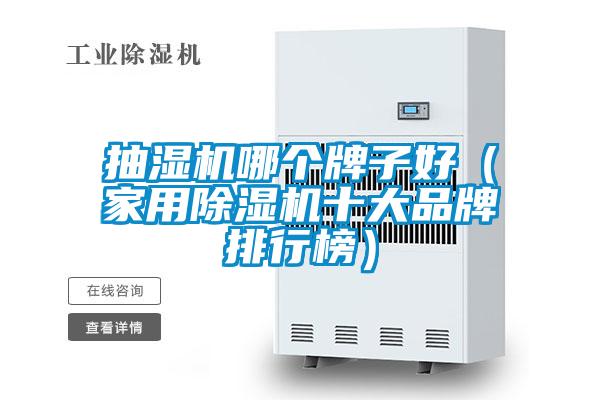 抽湿机哪个牌子好（家用草莓视频APP在线观看十大品牌排行榜）