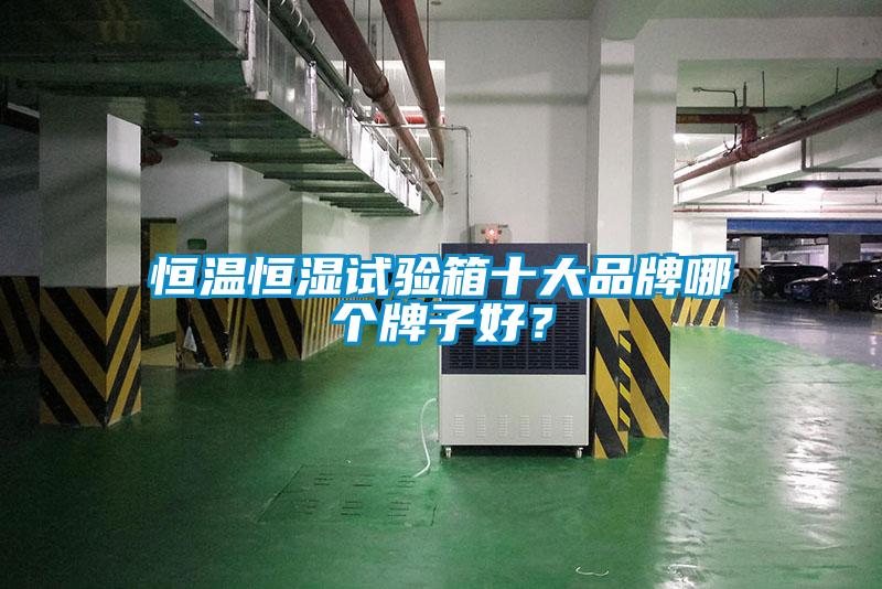 恒温恒湿试验箱十大品牌哪个牌子好？