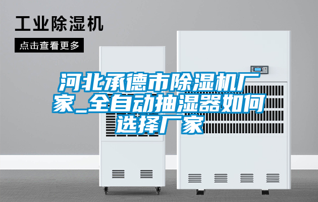 河北承德市草莓视频APP在线观看厂家_全自动抽湿器如何选择厂家