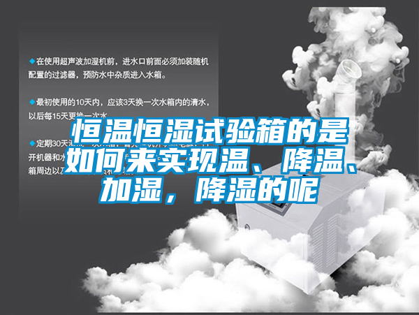恒温恒湿试验箱的是如何来实现温、降温、加湿，降湿的呢