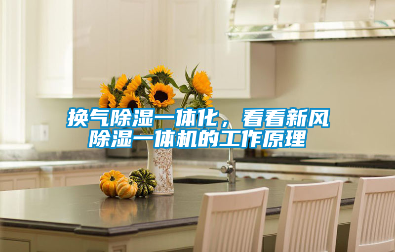 换气除湿一体化，看看新风除湿一体机的工作原理