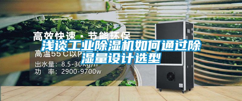 浅谈工业草莓视频APP在线观看如何通过除湿量设计选型