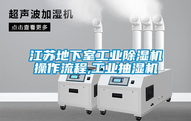 江苏地下室工业草莓视频APP在线观看操作流程,工业抽湿机