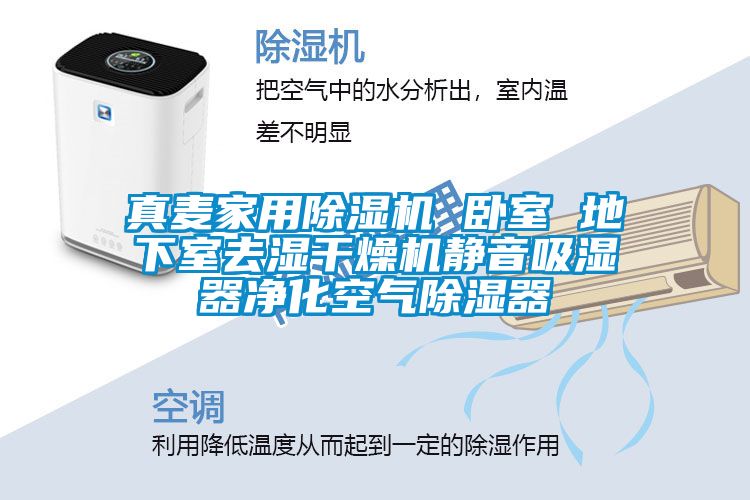 真麦家用草莓视频APP在线观看 卧室 地下室去湿干燥机静音吸湿器净化空气除湿器