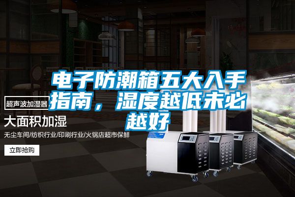 电子防潮箱五大入手指南，湿度越低未必越好