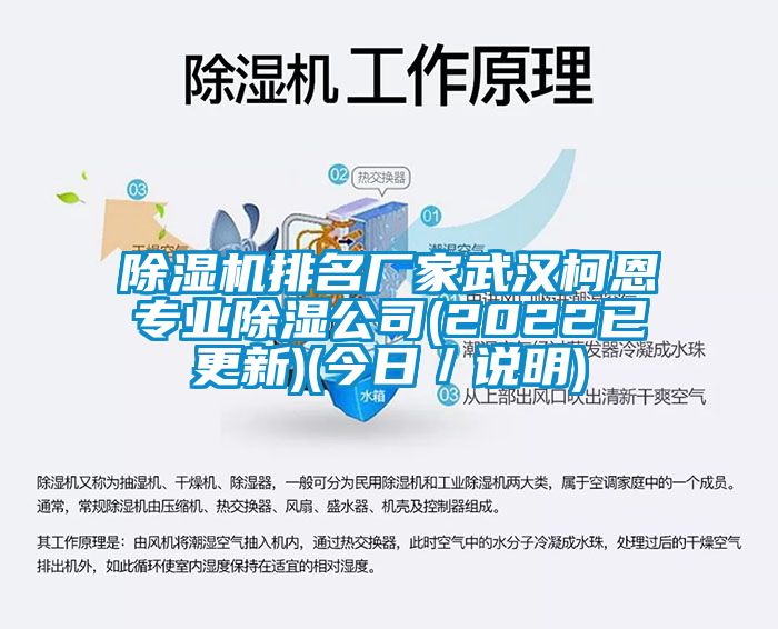 草莓视频APP在线观看排名厂家武汉柯恩专业除湿公司(2022已更新)(今日／说明)