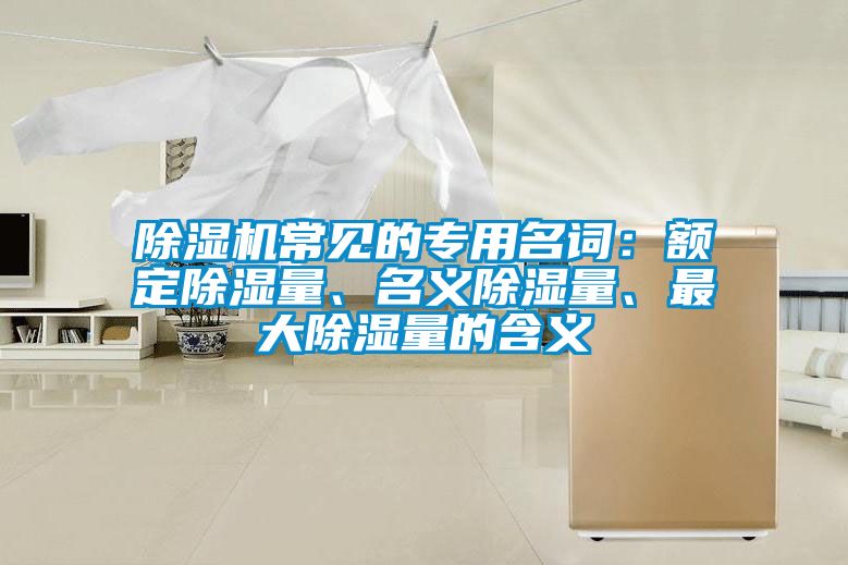 草莓视频APP在线观看常见的专用名词：额定除湿量、名义除湿量、最大除湿量的含义