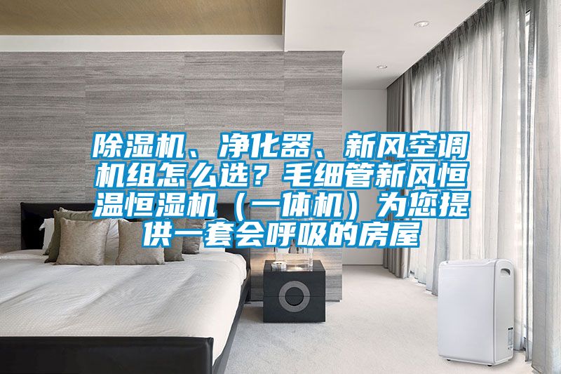 草莓视频APP在线观看、净化器、新风空调机组怎么选？毛细管新风恒温恒湿机（一体机）为您提供一套会呼吸的房屋